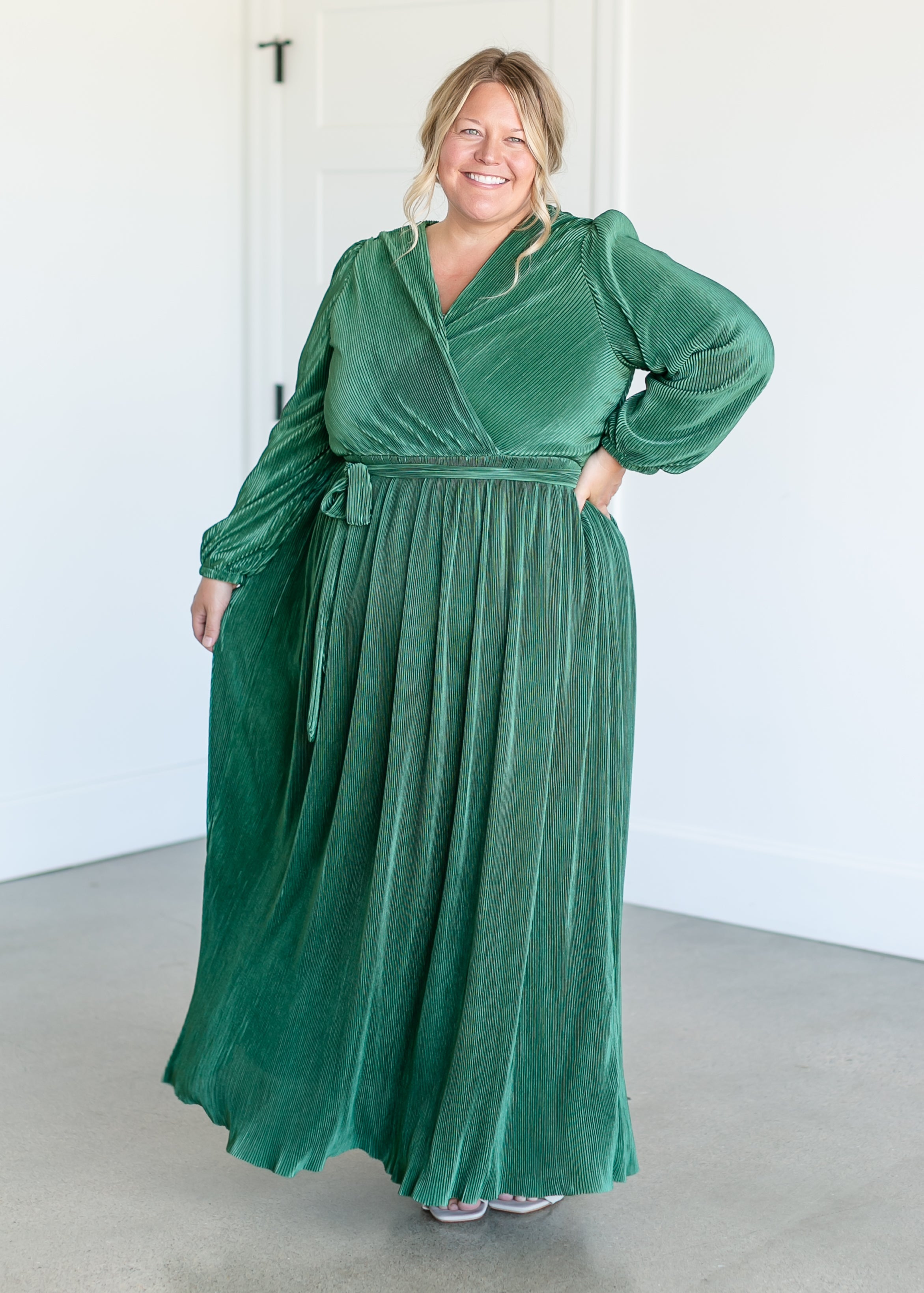 Marilyn Faux Wrap Maxi Dress