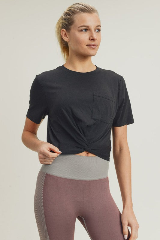 Basic Attire Short Sleeve Crop Tee